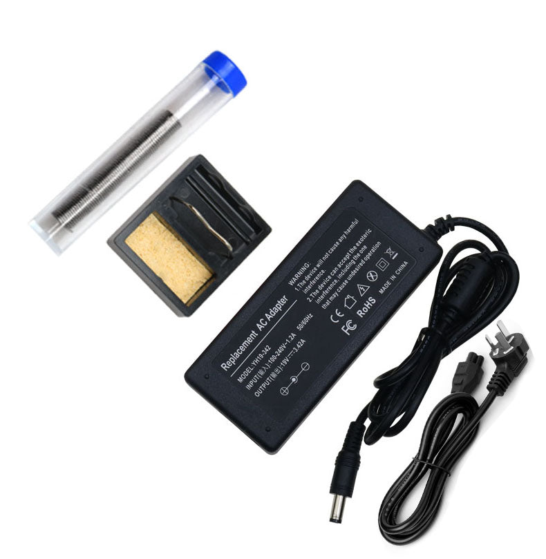 Original TS100 65W Mini Electric Soldering Iron Station Adjustable Temperature Digital Display with Solder Tip 19V Power Supply