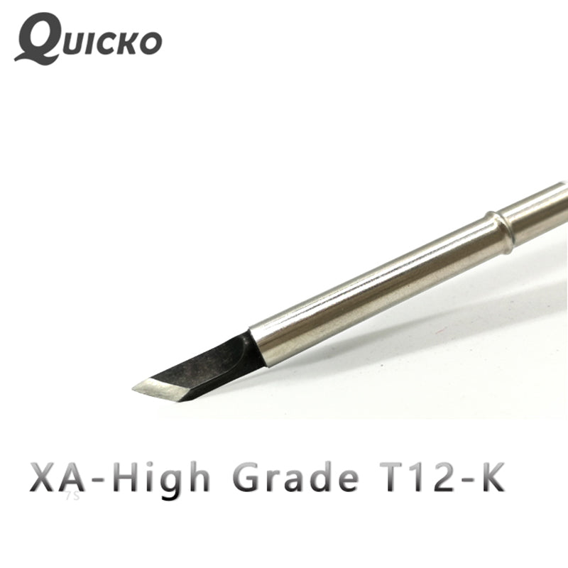 QUICKO 5PCS High grade quality Soldering iron tips XA T12-J02 K KU ILS BC2  Solder Iron Welding head commonly used repair mobile