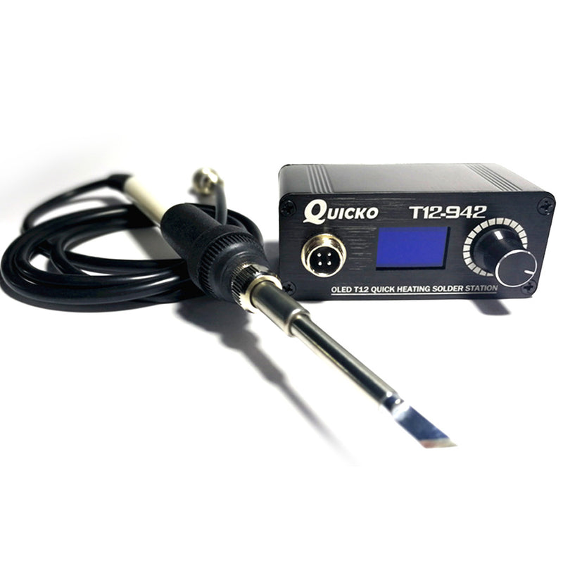 T12-942 OLED MINI soldering station Digital electronic welding iron DC Version Portable without power supply QUICKO