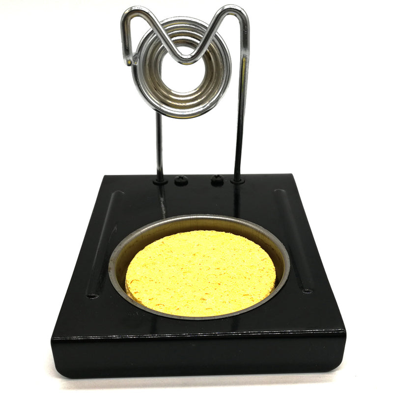 C012 Soldering Iron Stand Support Hol der Base Metal Rectangle Solder Support Station Soldering Safety Protecting Base