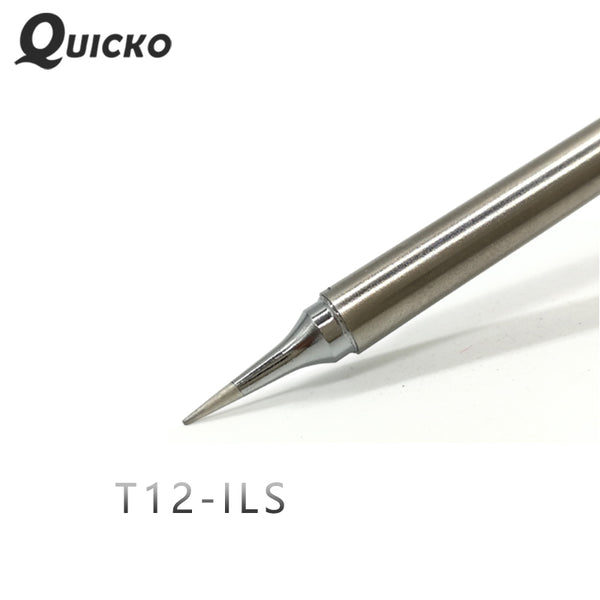 QUICKO T12-ILS T12-IL Series Soldering Iron Tips welding heads for FX9501 FX951 Handle Quicko T12 OLED&amp;LED soldering station
