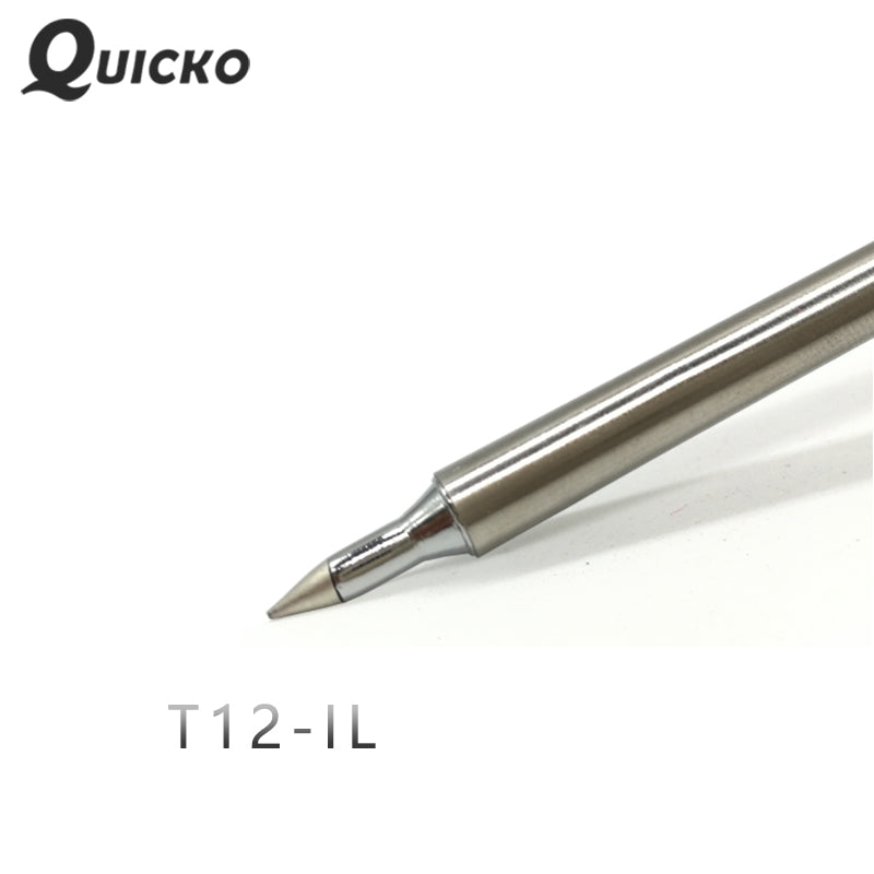 QUICKO T12-ILS T12-IL Series Soldering Iron Tips welding heads for FX9501 FX951 Handle Quicko T12 OLED&amp;LED soldering station